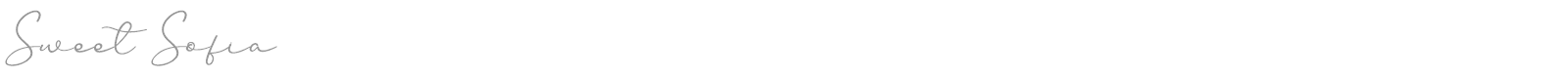 Sweet Sofia font preview